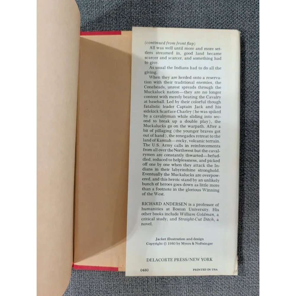 RARE Vintage Muckaluck by Richard Andersen 1980 Hardcover Book First Printing